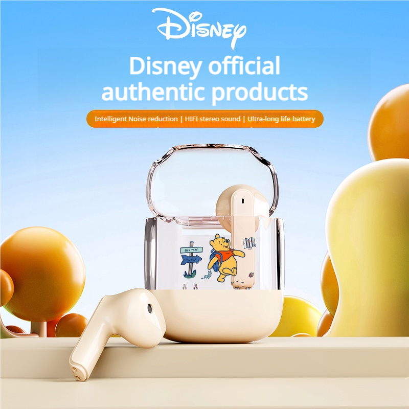Disney XD32 หูฟังบลูทูธ หูฟัง TWS หูฟัง Bluetooth 5.3 หูฟังมีไมค์ หูฟังไร้สาย หูฟังสเตอริโอไฮไฟ หูฟังตัดเสียงรบกวน หูฟังแบตอึด