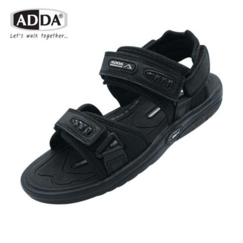 🔥Hot item🔥 ส่งไว!!! ราคาถูกที่สุด!!! ของแท้ 💯%!!! Adda รุ่น 2N36 รองเท้ารัดส้นชาย-หญิง ดำไซส์ 4 - 11