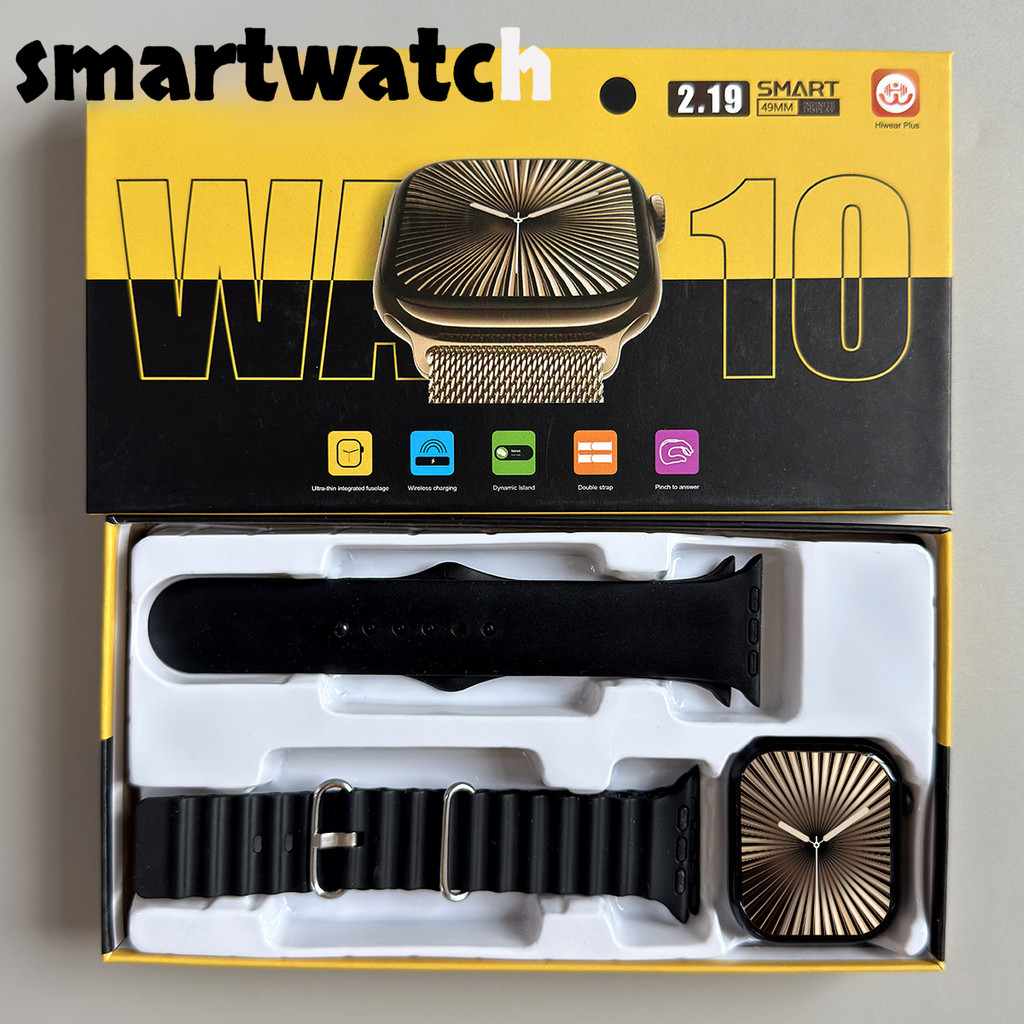 สมาร์ทวอทช์ S10 สมาร์ทวอทช์ โทรผ่านบลูทูธ เกมสมาร์ทไอส์แลนด์ ดู 10 สมาร์ทวอทช์ EBGI
