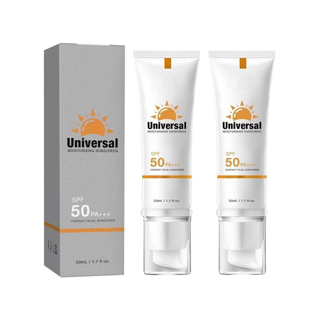 ครีมกันแดดบํารุงผิวหน้า SPF50 ครีมกันแดดสี, ครีมกันแดดสากล Moisturizer SPF50 PA+++, ขนาดเดินทาง, ไม่ติด, สดชื่น, เหมาะสําหรับทุกสภาพผิว F37L X0LB