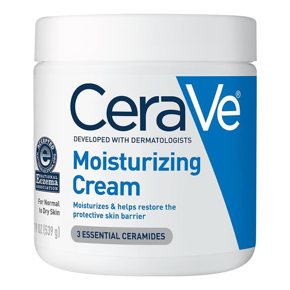 CERAVE เซราวี ให้ความชุ่มชื้น ครีม มอยส์เจอไรเซอร์บํารุงผิวกายและใบหน้า แบบแห้ง ครีมทาตัวด้วยกรดไฮยาลูโรนิกและเซราไมด์ เดลี่ มอยส์เจอไรเซอร์ ไร้น้ํามัน ปราศจากกลิ
