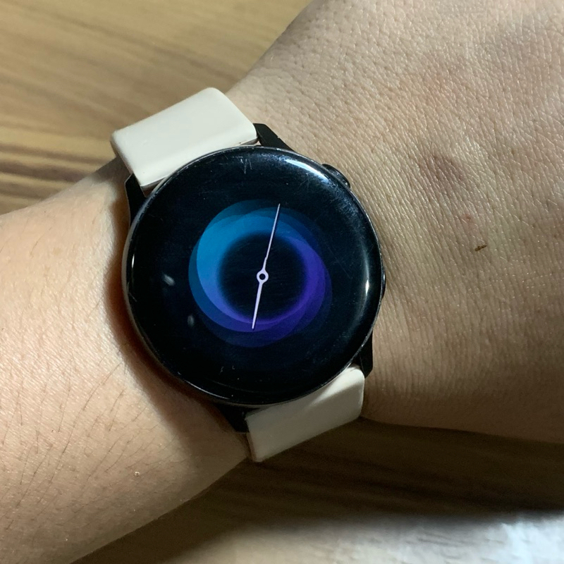 WA030-Samsung Galaxy Active Smartwatch watch D98F สมาร์ทวอช นาฬิกาซัมซุง มือสองของแท้ เชื่อมต่อแอพได้  แบตดี ใช้งานปกติ