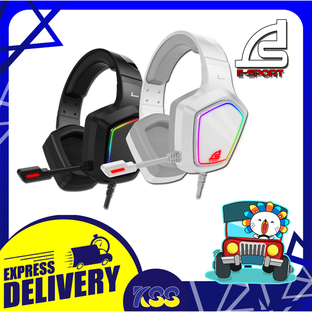 หูฟังเล่นเกมส์ หูฟังเกมมิ่งราคาถูก  Signo E-sport HP-832 Striker 7.1 Surround Sound Gaming Headphone ประกัน 2 ปี