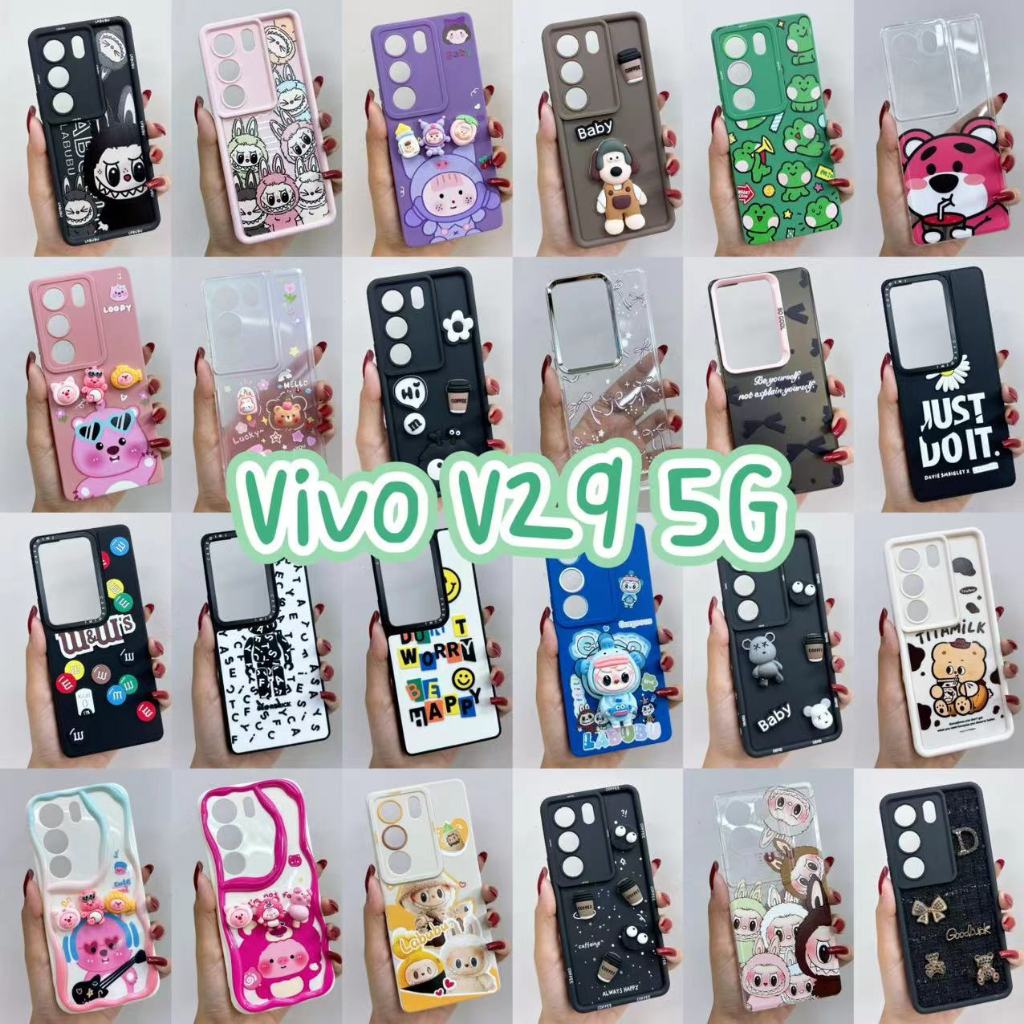 Vivo V29 aseมีลายให้กำลังใจเลือกเยอะ ราคาถูกเคสลายการ์ตูนน่ารักสำหรับ Vivo V29 5G วีโว้วาย29 caseสำหรับ Vivo V29 5G