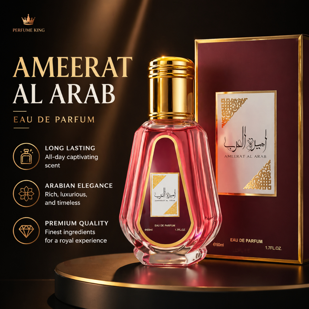 น้ำหอม ASDAAF Ameerat Al Arab 50ml Eau de Parfum หอมติดทนนาน กลิ่นหรูหราแบบอาหรับ