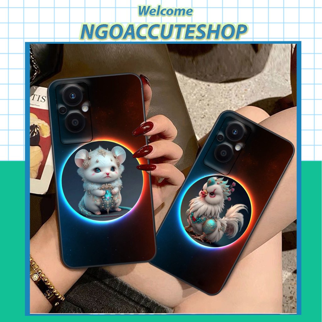 เคส Oppo Reno7 / Reno 7Z 5G / Reno 7 5G พิมพ์ลายสัตว์ 12 ราศี สุดน่ารัก ราคาถูก